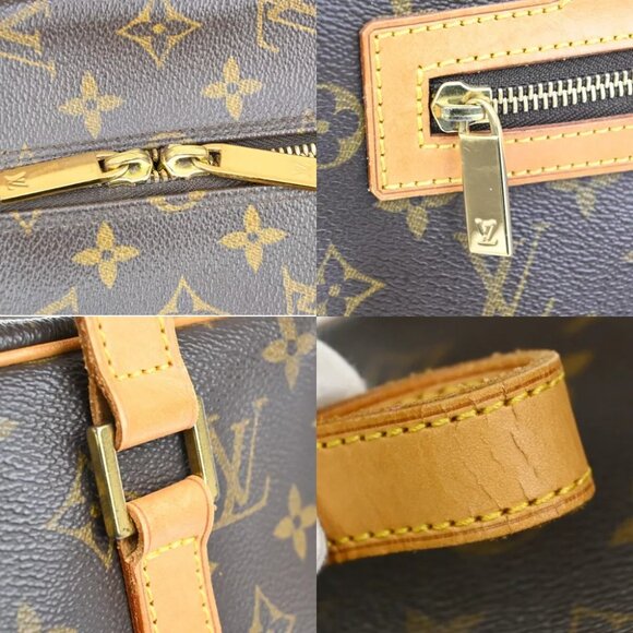 LOUIS VUITTON LV Logo Cite GM Shoulder Bag Monogram Leather Brown M51181 20EA317 - Picture 2 of 16